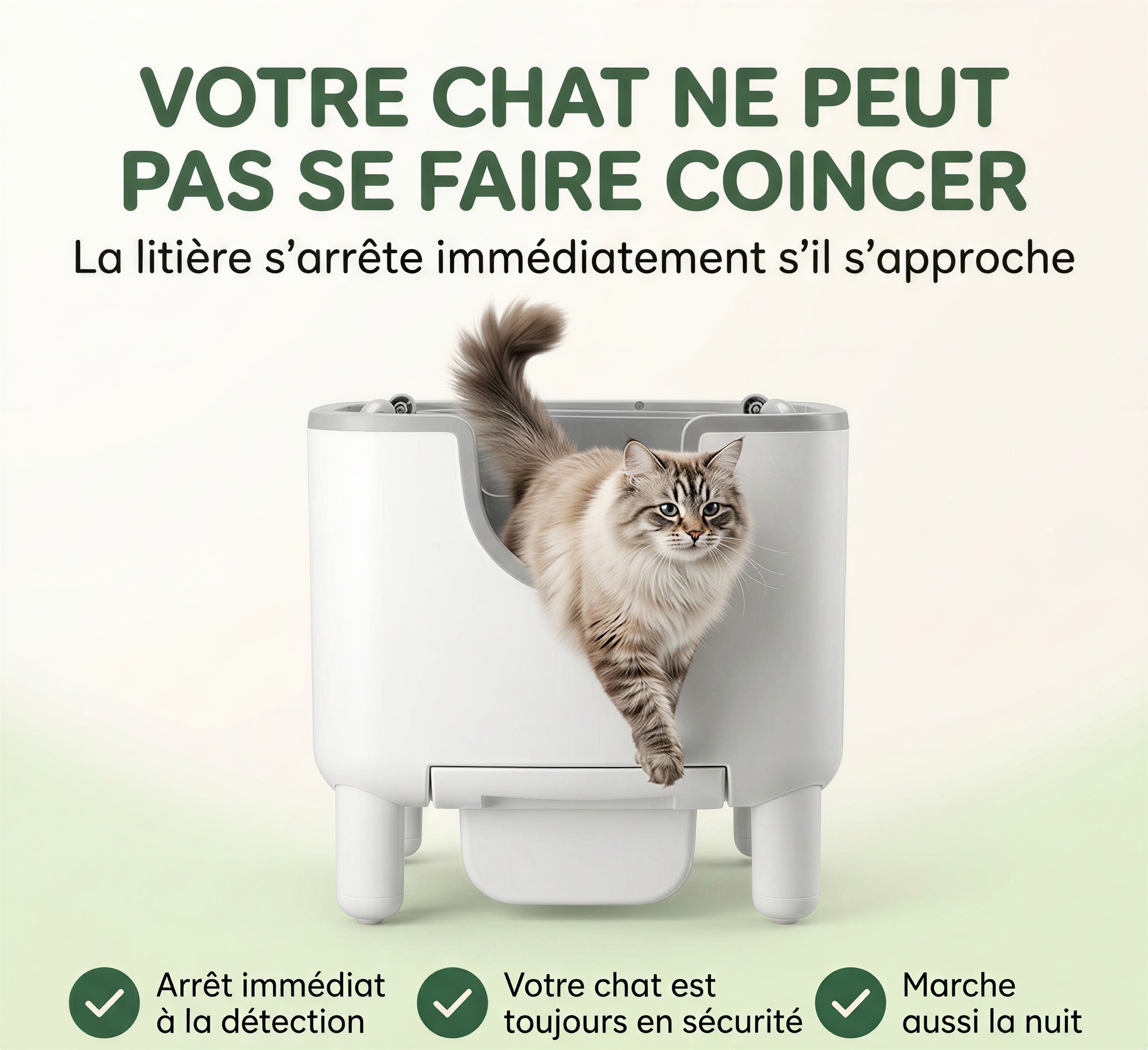 Ma Litière Confort sécurité capteurs compatibilité litière